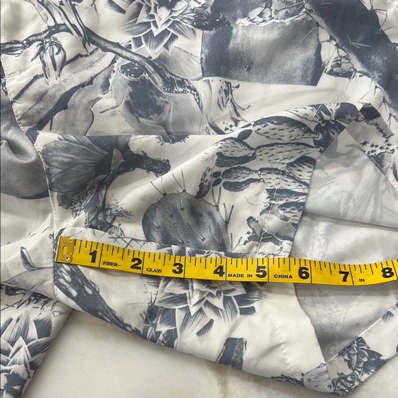 Men’s Floral Print Swim Trunks - Picture 4 of 5